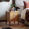 Camden 2 Drawer Bedside Natural 450x400x550mm