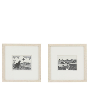 Rural Studies II Framed Art Set of 2