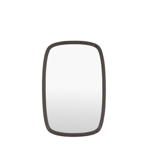 Bryce Capsule Mirror Black 600x30x400mm