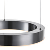 Lampa wisząca CIRCLE 40 cm - LED, ring tytan szczotkowany