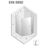 KABINA AVEXA PIĘCIOKĄTNA L 100x80x200 CZYSTE 6mm ACTIVE SHIELD