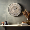 Wall Clock Harvest Gold 21in