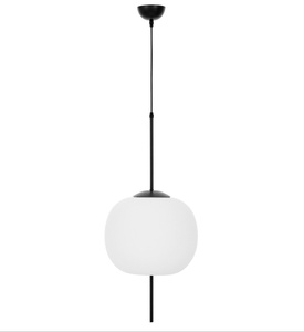NOWOCZESNA LAMPA WISZĄCA CZARNA ALPINA D33
