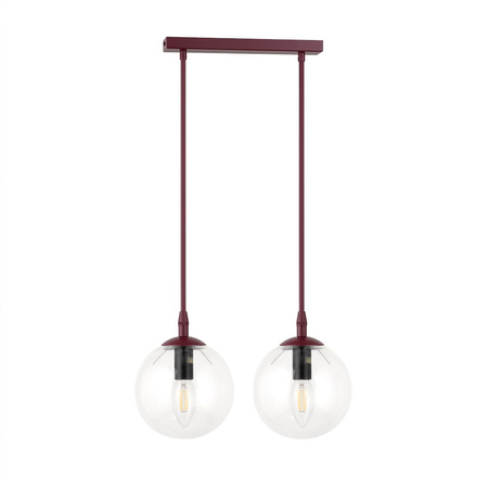 COSMO 2 BURGUNDY TRANSPARENT