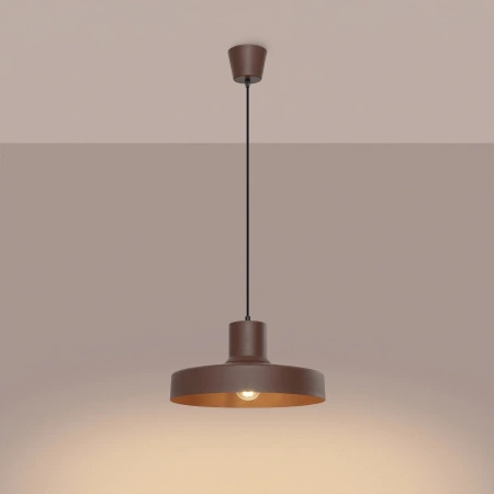 Lampa wisząca BILO brązowa