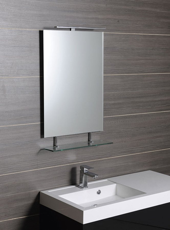 WEGA lustro z półką 40x80cm
