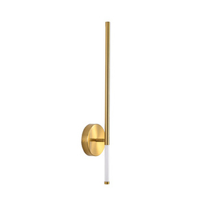 Lampa ścienna FRESCO LED złota 65 cm