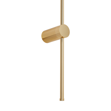 Lampa ścienna SPARO LED – oprawa liniowa złoty połysk, 120 cm