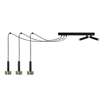 STAMP SPIDER 3 zwis + 2 czarny/złoty szczotkowany