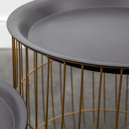 Woburn Nest Of 2 Side Tables 500x500x510mm