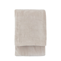Simply Green Recycled Throw Oatmeal 2000x2200mm