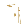 Podtynkowy zestaw prysznicowy z deszczownicą Orion Brushed Gold