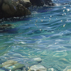 Crystal Waters Framed Art 810x30x810mm