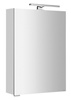 MIRRÓ szafka z lustrem, oświetlenie LED, 50x70x16cm, lewa/prawa, biała