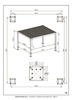 Pergola ogrodowa BIZZOTTO OCEAN 3X4 – antracytowy / naturalny