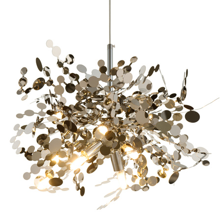 Lampa wisząca MONETTI 40 cm - chrom, dekoracyjna