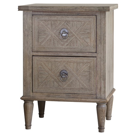 Szafka nocna Mustique z 2 szufladami 500 x 400 x 665 mm