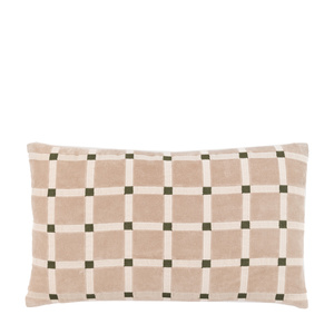 Sana Velvet Cushion Taupe 300x500mm