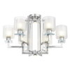 NOWOCZESNA LAMPA SUFITOWA CHROMOWANA MANHATTAN W6