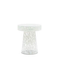 Murano Side Table White 395x395x465mm