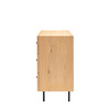 Ashdown 3 Drawer Chest Natural 900x400x750mm