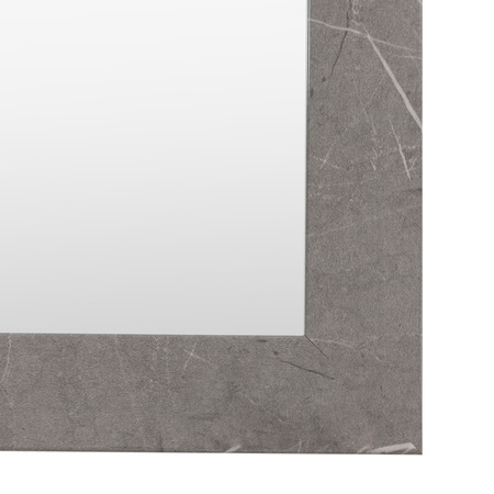 Romano Rectangle Mirror Marbled Grey 570x770mm