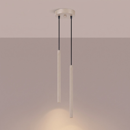 Lampa wisząca ARCHE 2P taupe