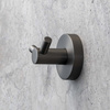 X-ROUND GUN METAL haczyk podwójny, gun metal