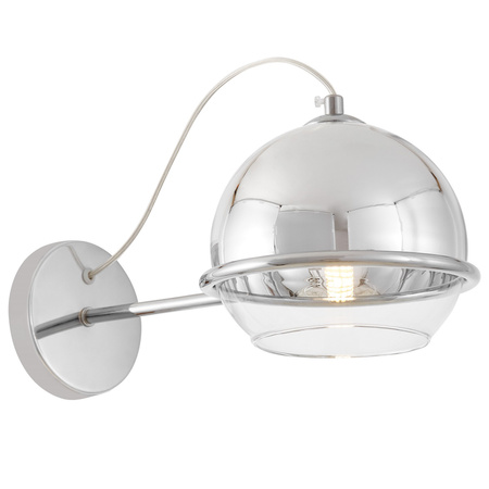 LAMPA ŚCIENNA KINKIET NOWOCZESNY CHROMOWANY VERONI