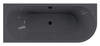 VIVA L MONOLITH wanna przyścienna 180x75x60cm, szary