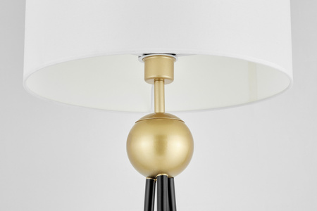 LAMPA STOJĄCA PODŁOGOWA BIAŁO-ZŁOTA BELFORTE