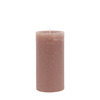 Pillar Candle Rustic Taupe (2pk) 90x90x180mm