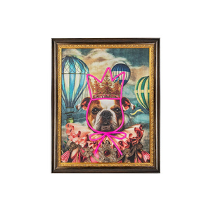 Obraz NEON BULLDOG BALOON 80x100 cm