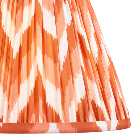 Zigzag Shade Apricot Orange Fabric 185x125x250mm