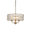 Clifton 3 Pendant Light Antique Brass