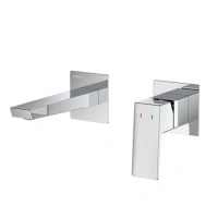 Bateria umywalkowa podtynkowa, chrom