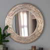 Cresta Round Mirror champagne900x40x900mm