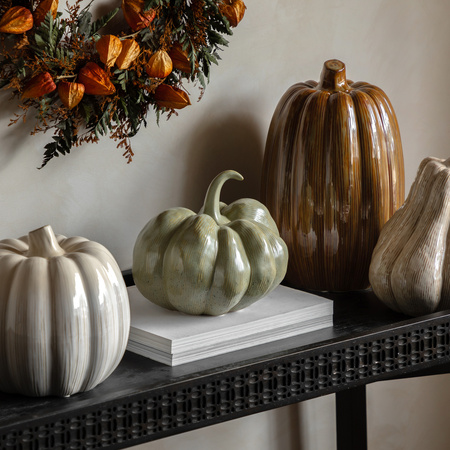 Ceramic Pumpkin Sage 210x180x170mm