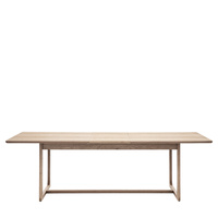 Craft Ext Dining Table Smoked 2000/2500x950x750mm