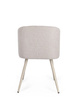 Krzesło BIZZOTTO QUEEN – ciepły szary / taupe (2 szt.)