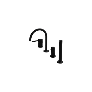 Bateria wannowa 4- otworowa Orion Matt Black