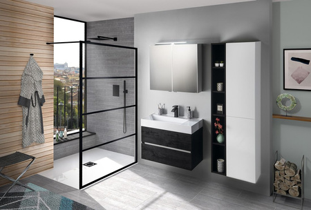 ODETTA szafka umywalkowa 82x50x43,5cm, dąb srebrny