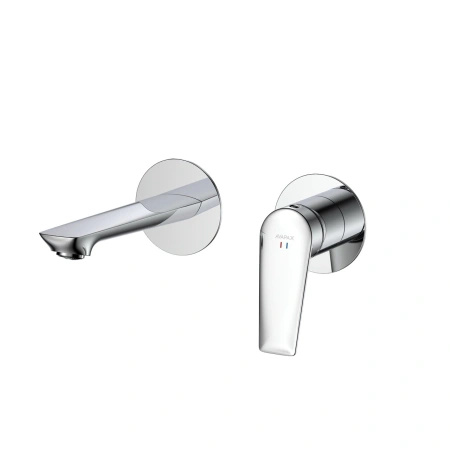 Bateria umywalkowa podtynkowa, chrom