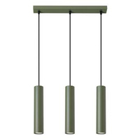 Lampa wisząca LAGOS 3L zielona oliwka