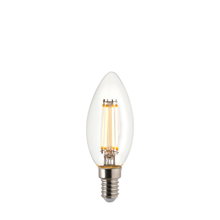 Żarówka LED – ciepła biel, 2.2W LED E14 ciepła biel, 2700 K, 3,5 × 3,5 × 9,8 cm