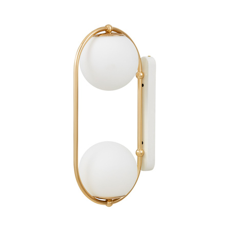 LAMPA ŚCIENNA KINKIET NOWOCZESNY ZŁOTY PANARI W2