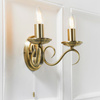 Bernice Wall Light Antique Brass