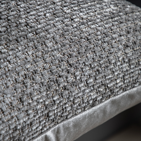 Chenille Cushion Grey 550x550mm