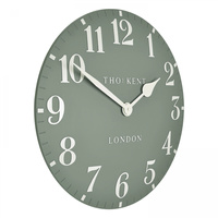 Arabic Wall Clock Seagrass 20in