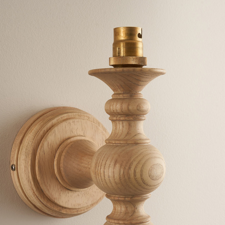 Bibury 1 Wall Light Natural Ash